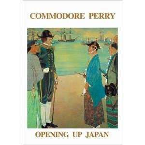  Vintage Art Commodore Perry   Opening Up Japan   02175 6 