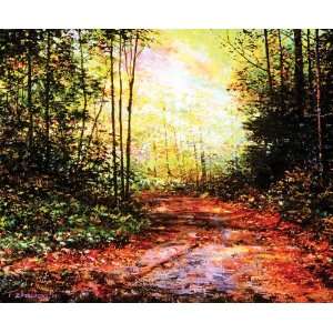  Scott Zoellick   Indian Song Trail Canvas Giclee: Home 