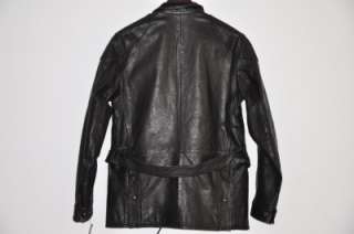 1395 Polo Ralph Lauren BELTED HEAVY Leather Jacket M  