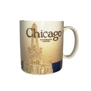 Starbucks 2008 Global City Collection  Chicago 16 ounce Ceramic Coffee 