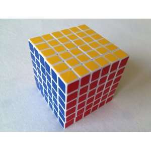  Gift Pack YX 6x6x6 Six Layer Magic Cube White Toys 