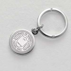  UNC Sterling Silver Insignia Key Ring: Sports & Outdoors