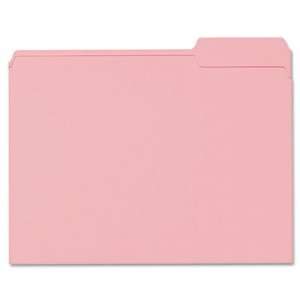  Smead Folder, Letter, 11 Point, 1/3 Cut Tab, Pink, 100 Per 