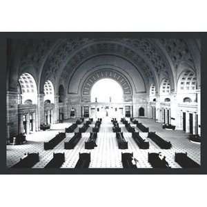 Union Station, Washington D.C.   12x18 Framed Print in Black Frame 