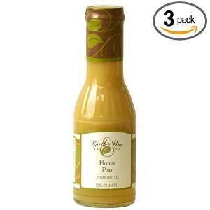 Earth & Vine Provisions Honey Pear Vinaigrette, 12 Ounce Bottle (Pack 
