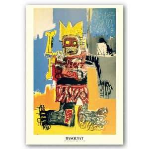  Untitled (1982) by Jean Michel Basquiat 35.5x23.25 Art 