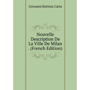   La Ville De Milan . (French Edition) Giovanni Battista Carta Books