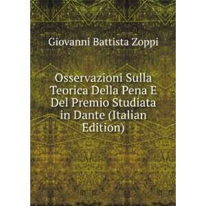   Studiata in Dante (Italian Edition) Giovanni Battista Zoppi Books