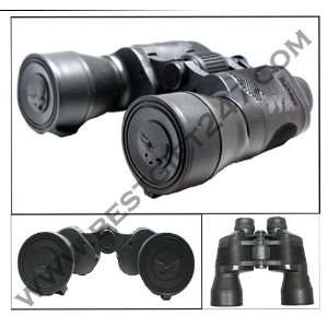  7x50 Full Black Leather Covered Binocular / AG6001 Sports 