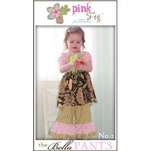    Pink Fig Bella Pants Sewing Pattern Girls 6mos 7yr 