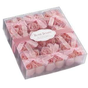  Box of 9 Sets of 4 Pink Rose Bath Soaps: Health & Personal 