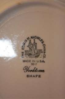Vintage Edwin Knowles China Plate Yorktown Shape USA  