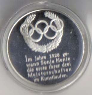 SILVER MEDAL ~ HISTORY OF THE OLYMPIC GAMES   ST. MORITZ 1928   No. 10 