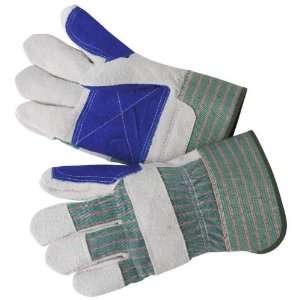    Maxam Genuine Leather Reinforced Work Gloves
