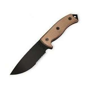   Ontario RAT 5 1095 Serrated 8638 Fixed Blade Knife: Home Improvement