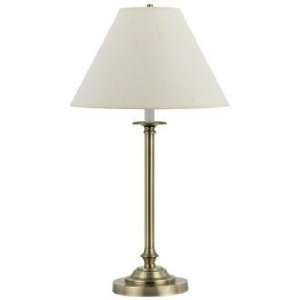  Club Antique Brass Metal Table Lamp: Home Improvement