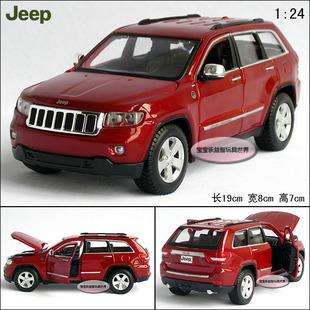 New JEEP Cherokee 1:24 Alloy Diecast Model Car With Box Red B515 