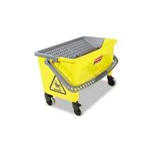   Rubbermaid HYGEN Yellow Press Wring Bucket: Health & Personal Care