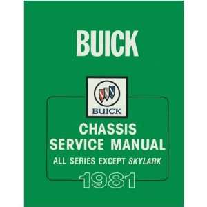    1981 BUICK CENTURY ELECTRA LESABRE Service Manual Automotive