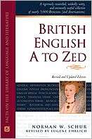 British English A to Zed, (0816042381), Norman W. Schur, Textbooks 