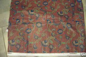 328 H&H Paisley Drapery Upholstery Fabric 1Y+28X56  
