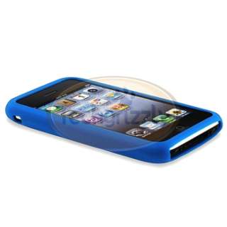 Blue Silicone Skin Case Cover for iPhone 1st 4G 8G 16G New  