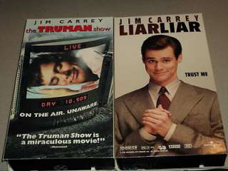 Liar Liar and The Truman Show (Starring Jim Carey set of 2 VHS)  