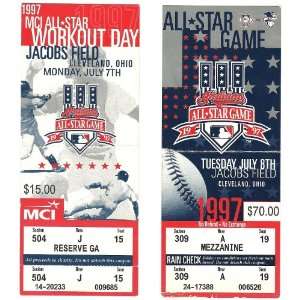  1997 All Star Game Full Ticket & Workout Day/Homerun Derby 