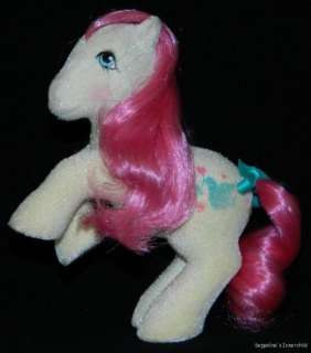 My Little Pony G1 Truly, Comb, Backcard & Ribbon Vintage So Soft 