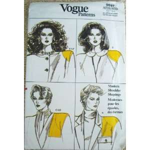  VOGUE 9697 Vintage 80s Sew Pattern ~ Misses Camisole and 