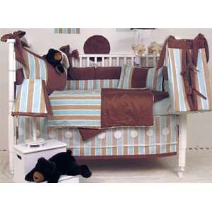    Baby Boy 6 Piece Crib Bedding Set by Banana Fish: Home & Kitchen