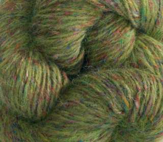 Wool Silk Blend Yarn – Woodland Green