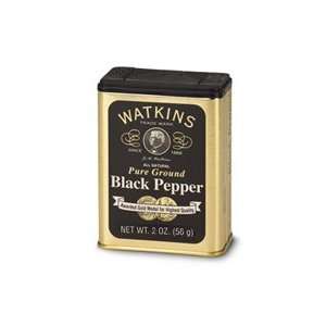 Watkins All Natual Ground Black Pepper Grocery & Gourmet Food