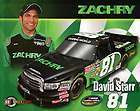 nascar postcards david starr 2011  