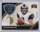   THREADS #9 SAM BRADFORD 2 COLOR PATCH CARD #60/99   ST. LOUIS RAMS
