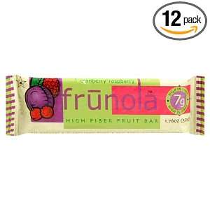 Kettle Valley Frunola High Fiber Fruit Bar, Cranberry Raspberry, 1.76 