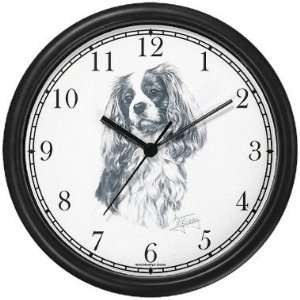  Cavalier King Charles Dog (MS) Wall Clock by WatchBuddy 