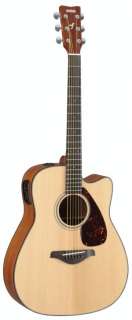 Yamaha FGX700SC Solid Top Cutaway Acoustic Electric Guitar 