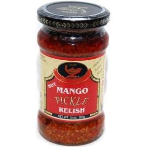 Deep Home Style Hot Mango Pickle Relish   283g:  Grocery 