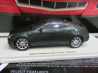 43 2011 Cadillac CTS Coupe Black Raven BY LUXURY COLLECTIBLES Hand 