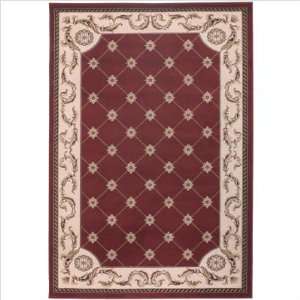  Surya AUG9349 2246 Red Augusta Collection Rug   2ft 2in X 