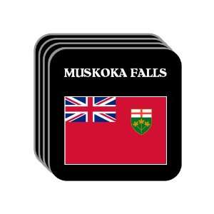  Ontario   MUSKOKA FALLS Set of 4 Mini Mousepad Coasters 