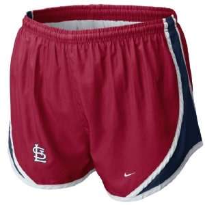 Nike St. Louis Cardinals Womens Tempo Shorts:  Sports 