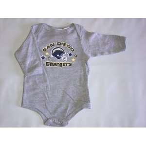  San Diego Chargers NFL Baby/Infant Grey Long Sleeve 6 9 