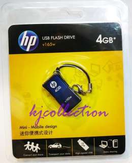 HP 4GB 4G USB Flash Memory Pen Drive Strap Mini v165w  