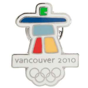   2010 Winter Olympics Cut Out Logo Collectible Pin