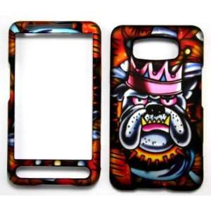  HTC TOUCH HD2/HD7 ED TATTOO CROWN DOG PHONE CASE 