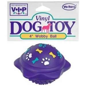  Vo Toys Wobbley Ball 4in Dog Toy: Pet Supplies