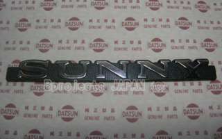 Rear Body Side SUNNY Emblem, Datsun 1200 TRUCK ute  