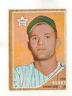 1962 TOPPS KEN HUBBS ROOKIE 461 SGC 80 EX MT CUBS  